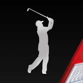 Hellweg Druckerei Car Sticker Golfer Golf Mini Golf Sport WGC PGA Sticker Rear Window Sticker