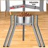 Blulu 2 Pack Adjustable Raised Dog Bowl Stand for Water