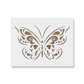 Butterfly Stencil - Reusable Stencils for Painting - Mylar Stencil for Crafts and Decorations