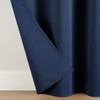 ECLIPSE Andover Solid Tripleweave Thermal Blackout Grommet Curtains for Bedroom
