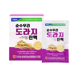 Jirisan Macheon Nonghyup Pure Korean Bellflower Root Extract 70ml x 30 Pouches 30 Pouches / 지리산마천농협 순수우리도라지진액 70ml x 30포