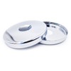 2 x 21mm G1/2 Chrome Tap Shower Pipe Cover High