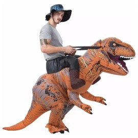 HOPEMOB Disfraz Dinosaurio Montable Inflable Adulto Diversión Fiestas Disfraces