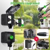 Upgrade Outdoor Socket Waterproof Socket IP66 with Switch Indicator Light,