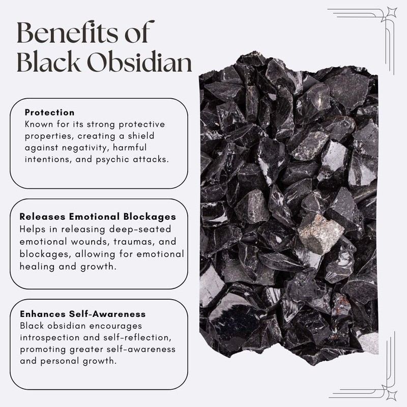 SAOI Crystal Water Bottle - Black Obsidian Gemstone Infused Elixir