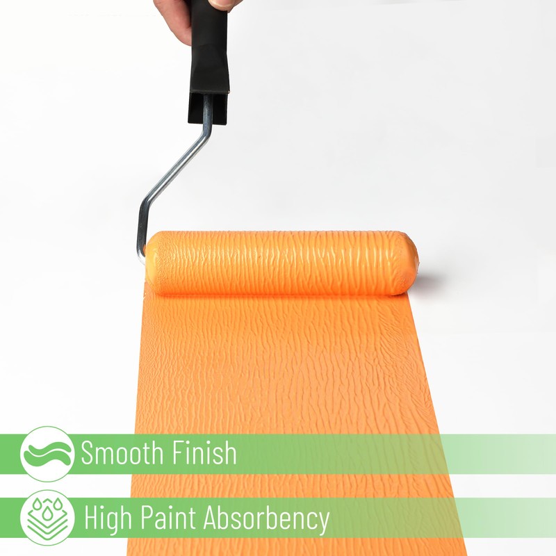 Bates- Foam Paint Roller Covers, 6", 10 Pack, High Density