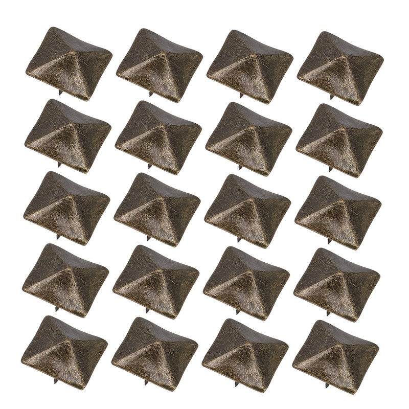 20 Pcs Antique Decorative Tacks Quadrate Appearance Clavos Decorative Nails