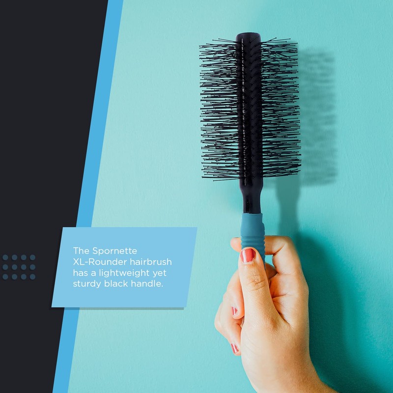 Spornette Double Stranded XL Round Brush, Nylon Bristles - Round