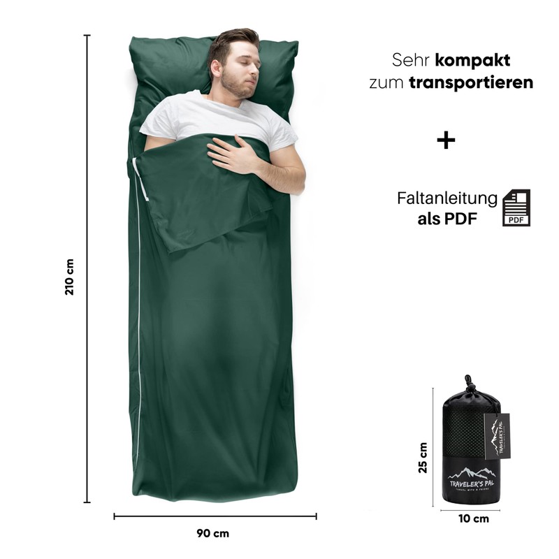 Traveler's Pal Sleeping Bag Made from 100% High-quality Cotton -