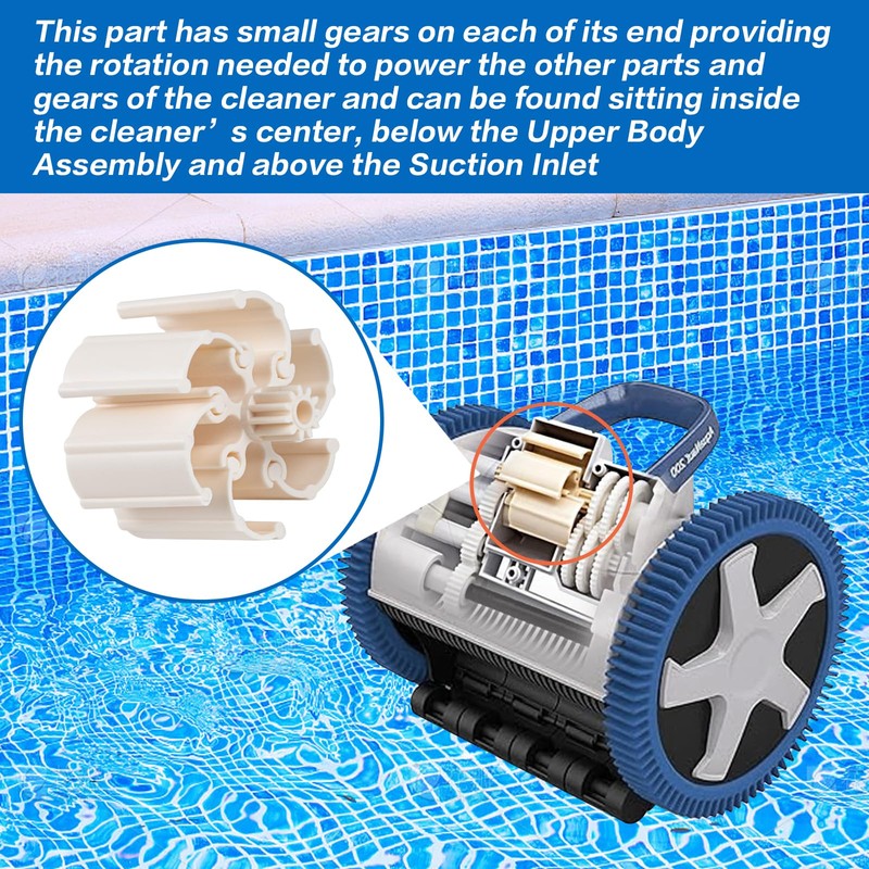 Sfneer PVXH038SA Pool Cleaner Vacuum Impeller with 6 Vane Kit,for