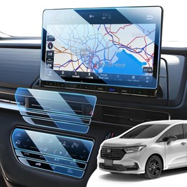 LANGBEAN Honda Odyssey rc5 Protective Film [Navi + Aircon Film 2-piece Set] 2024 New Model 11.4 inches LXM-247VFLi Honda Odyssey Dedicated Accessory Odyssey Protective Film High Sensitivity Touch