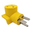 Parkworld 79483 NEMA 6-30P to 6-50R Right Angle Adapter, output
