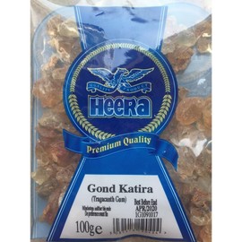 HEERA - Goond Katira Grains - Conditioning and Restructuring for Hair - Gives Softness, Shine and Volume - Natural Origin - 100 gr