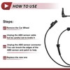 HEROFFIX ABS Wheel Speed Sensor Rear Left Right ABS Sensor