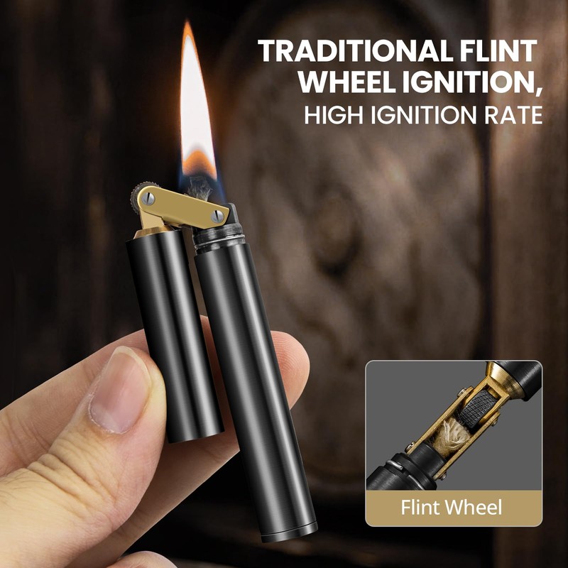 CHOICEDC Vintage Lighter, Cool Trench Lighter, Unique Kerosene Lighters Fluid
