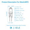WeshLMPO G4 Bulb,12V 20W Halogen Light Bulbs 2 Pin,G4 Light
