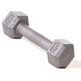 Do It Tennis Champion Barbell Solid Hex Dumbbell with Straight Handle – Sold Individually