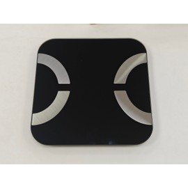 NLV Smart Scale for Body Weight, Digital Bathroom Scale LED Display, BMI, Body Fat, Muscle Mass 18 Body Composition Monitor Health Analyzer Sync Fitness Apps (Black)