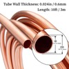 GOORY Copper Tubing 3/8" OD x 0.328" ID x 10
