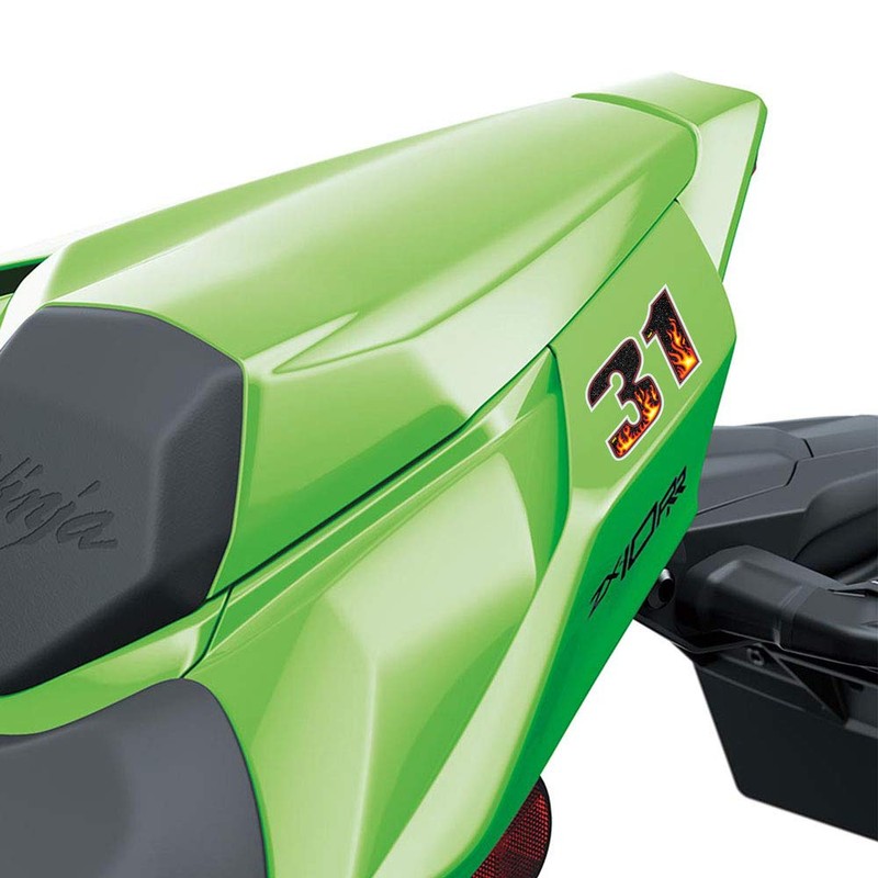 Quattroerre Racing Number 9 Medium, Flames, 10 x 7.5 cm