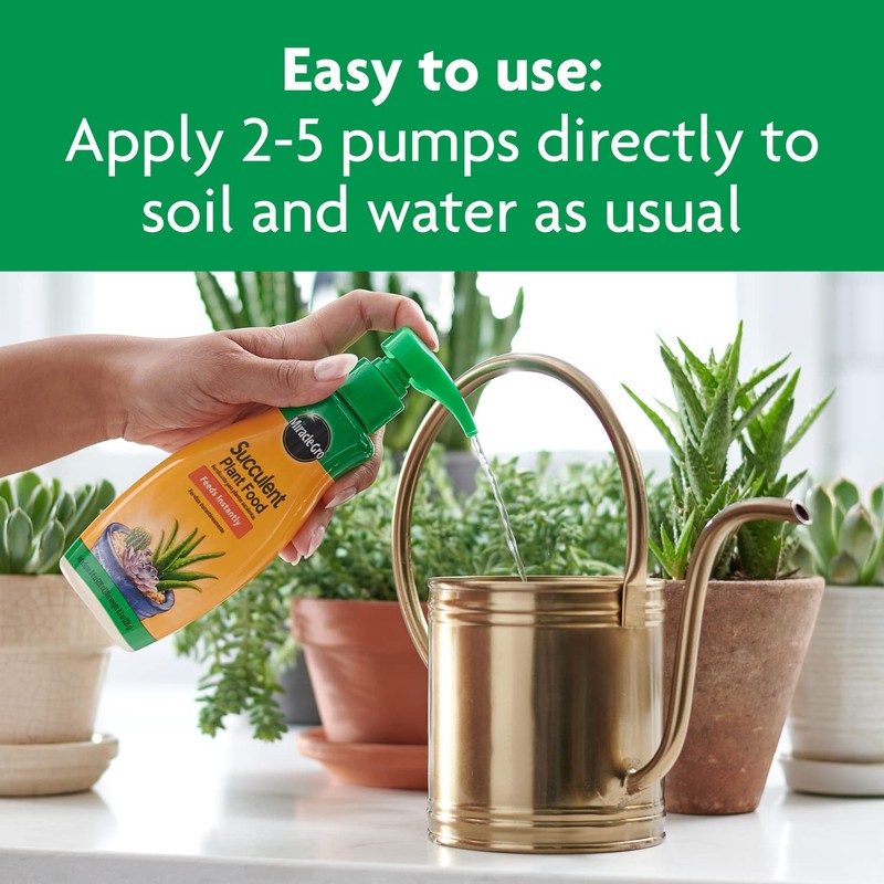 Miracle-Gro Succulent Plant Food, Liquid Plant Food for All Indoor
