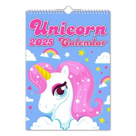 The Calendar King // Unicorn - 2025 Wall Calendar (Full Colour, A3 Size)