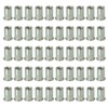 50 pcs Flat Head Stainless Steel (304) Pulling Rivet Nuts