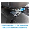 Hypersonic 2-Pack Car Backseat Organiser Hook Headrest Bag Hanger Vehicle