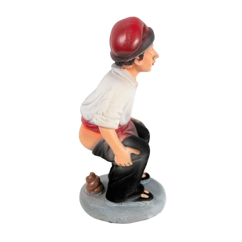 Caganer Resin Figurine 11cm Catalan Tradition