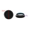 3" Round Plastic Louver Soffit Air Vent Reptile Screen Grille