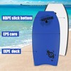 LightZon Bodyboard with Wrist Leash, 33-inch/37-inch/42-inch Lightweight Body Board with