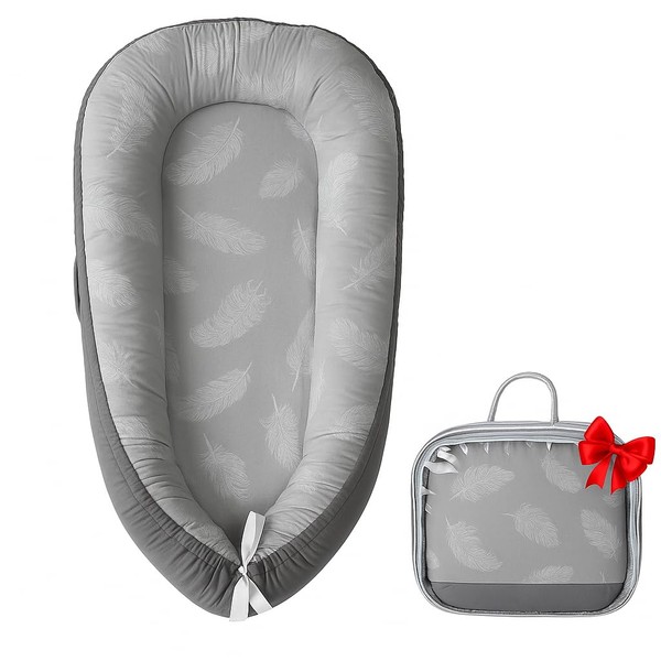 Macardac Baby Nest for Newborn – 100% Cotton, Safe, Breathable