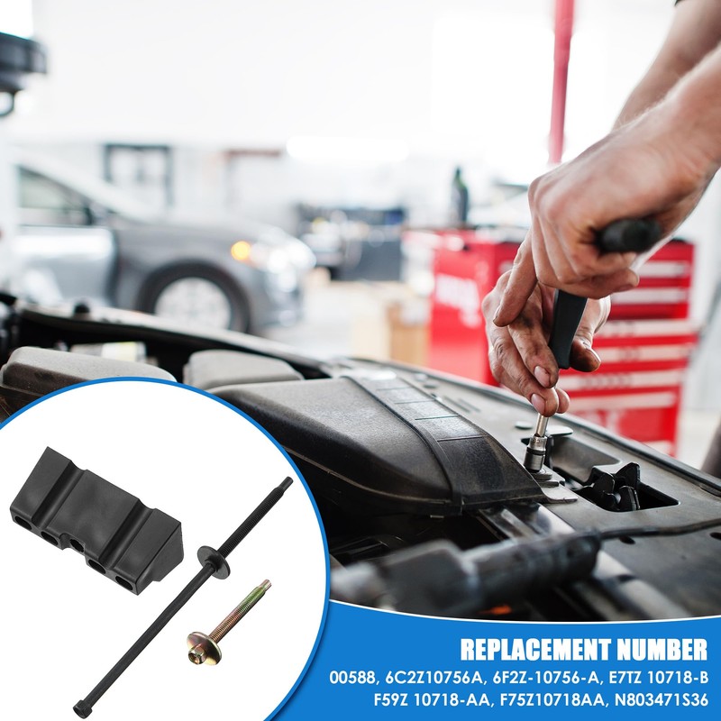 Meonum 2 Set Battery Hold Down Compatible with Ford/ 00588/