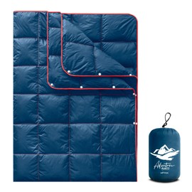 zZFocus Camping Blanket,Lightweight Puffy Blanket Packable Down Alternative Throw Blanket Waterproof Windproof for Outdoors, Travel, Beach, Airplane, Hiking