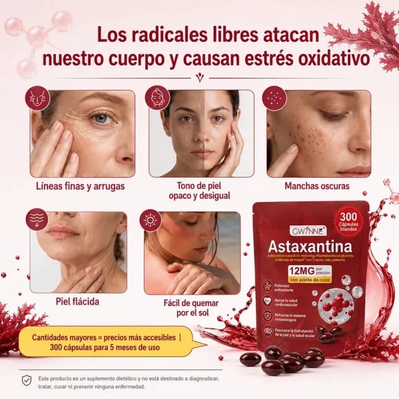 Suplemento en cápsula Gwynne Oil Of Oregano 6000mg sabor Astaxantina