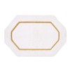 DaiDo HB-10703 Octagonal Cotton Mat White Gold Entrance Feng Shui