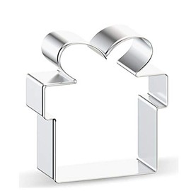 WJSYSHOP Mini Christmas Gift Present Box Cookie Cutter - A Small Size
