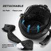Odoland Ski Helmet, Snowboard Helmet with Ski Goggles for Adults