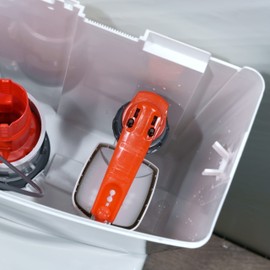 Wirquin Jollyfill Telescopic Adjustable 3/8 inch 10mm Brass Bottom Entry Inlet Float Valve 16110011, Multi-Colour