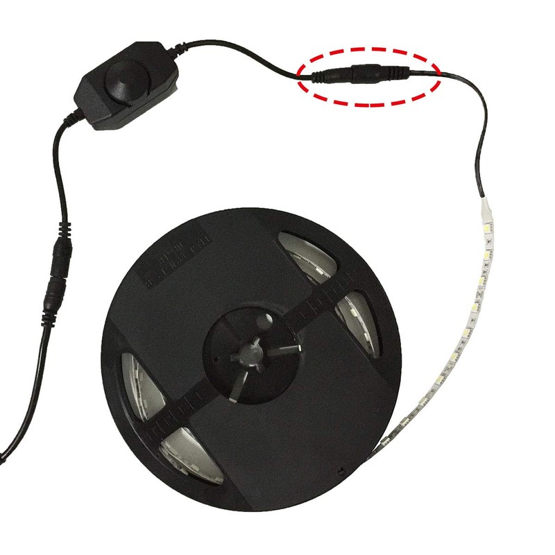 LitaElek DC 12V-24V 3A LED Tape Dimmer Switch Off Cord