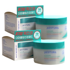 Aestura A Seeka 365 Cooling Soothing Pad pH 4.5 60 sheets 110ml x 2 / 에스트라 에이시카365 쿨링진정패드 pH4.5 60매 110ml x2개