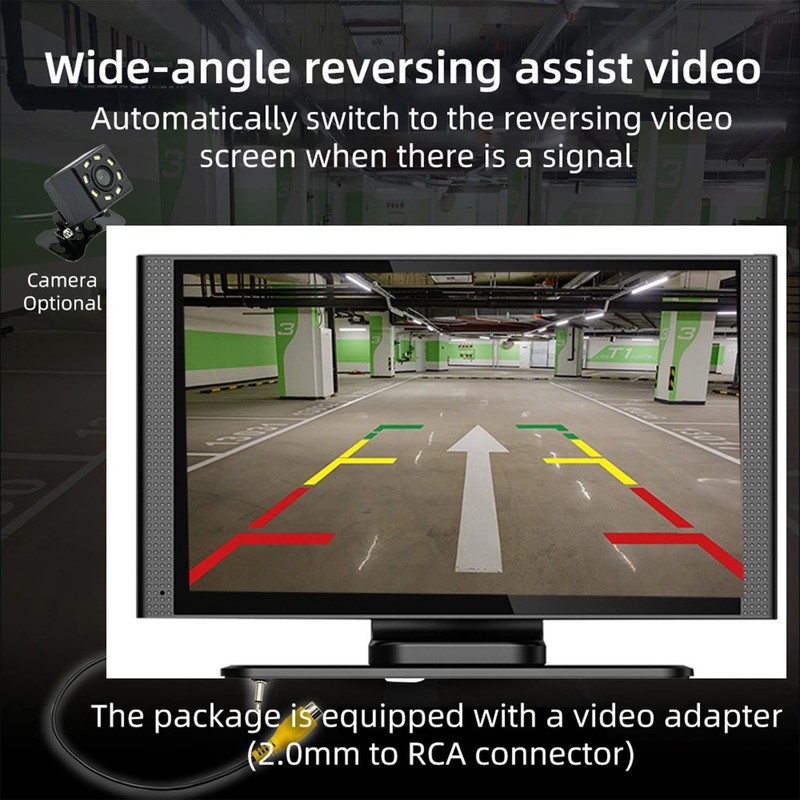 slrongpwolr Wireless Apple Car Play Screen, Android Auto Screen for