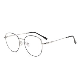 Blue Light Filter Glasses Anti Blue Light Glasses Computer Glasses Cat's Eye Without Prescription Metal Frame Glasses PC Gaming Bluelight Filter UV Block Blue Light Glasses Women -