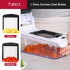 Fullstar Vegetable Chopper and Spiralizer - Food Chopper with Container,