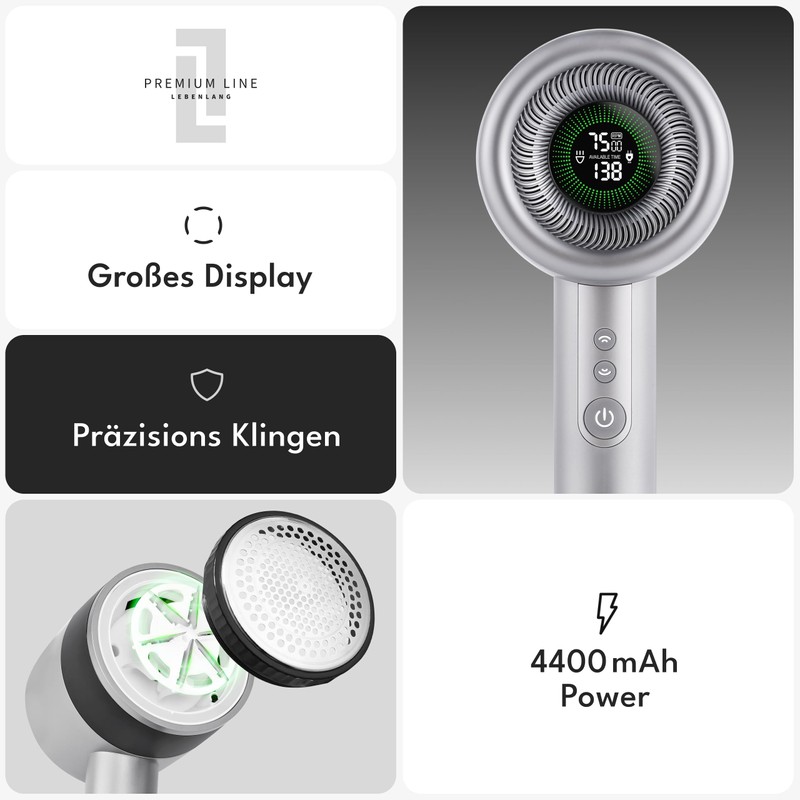 LEBENLANG Premium Electric Lint Shaver 4000 mAh - Includes LED