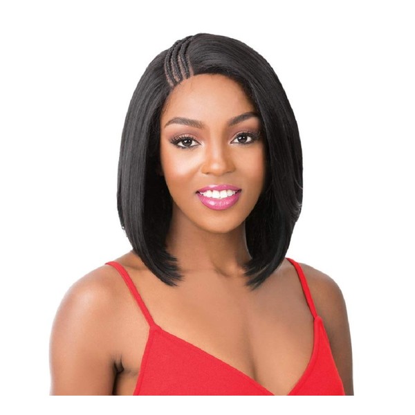 It’s A Wig Synthetic Pre-Braided Side Part Lace Front Wig SWISS LACE T BRAIDED PART MALIBU (1)