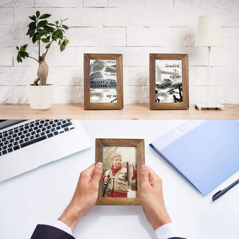 Emfogo 4x6 Picture Frames Photo Display for Tabletop Display Wall
