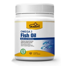 Blossom Omega 3 Fish Oil 1000mg, 400 Capsules