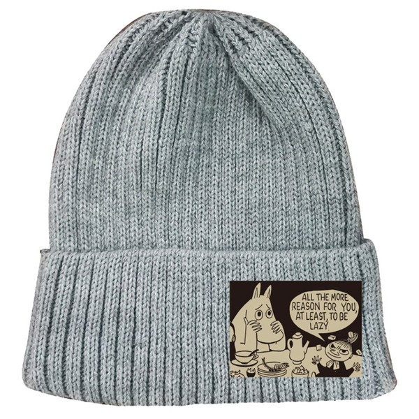 The Moomins Knit Cap Sugar Grey One Size Fits All mmap2291 