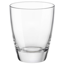 Bormioli Rocco Nadia 12.75 oz. Double Old Fashioned DOF Drinking Glasses for Cold Drinks, Juices, and Cocktails, Clear, Set of 4
